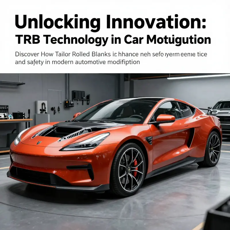 Sleek modern car highlighting the application of TRB technology in automotive design.
