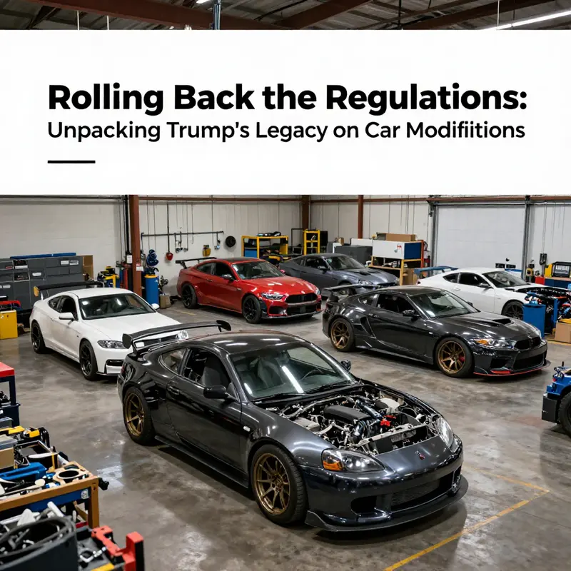 How Trump’s policies reshaped fuel efficiency standards and opened new pathways for car modifications.