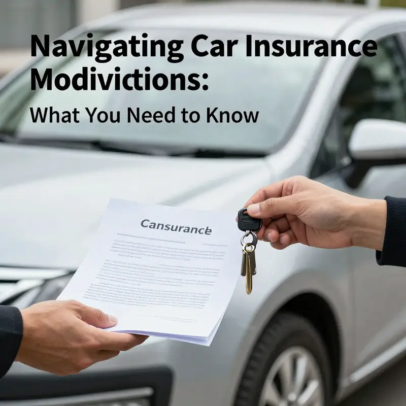 A visual overview of the various car modifications that can impact insurance.
