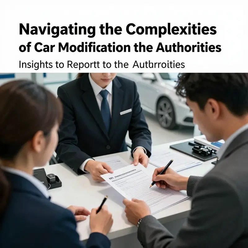 A glimpse into the legal aspects of car modifications and the importance of understanding requirements.