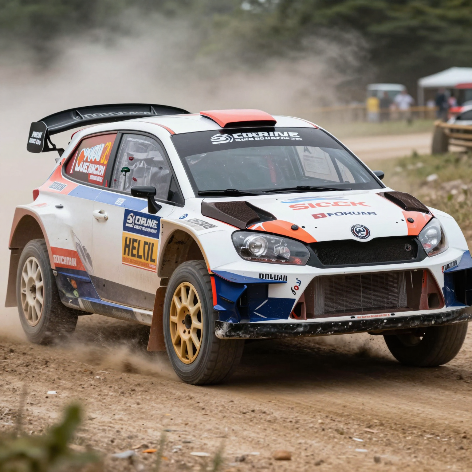 Modified WRC Rally Car