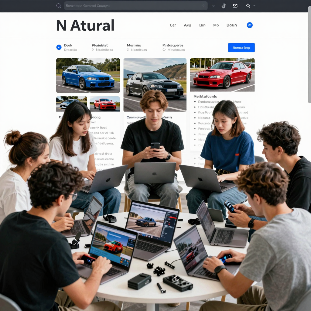 Online Car Modification Community