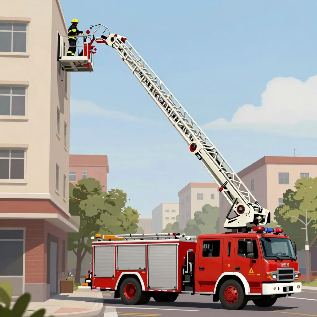 100-foot Aerial Ladder Fire Truck