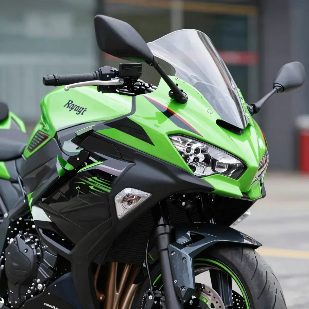 Well-fitted Kawasaki Motorcycle