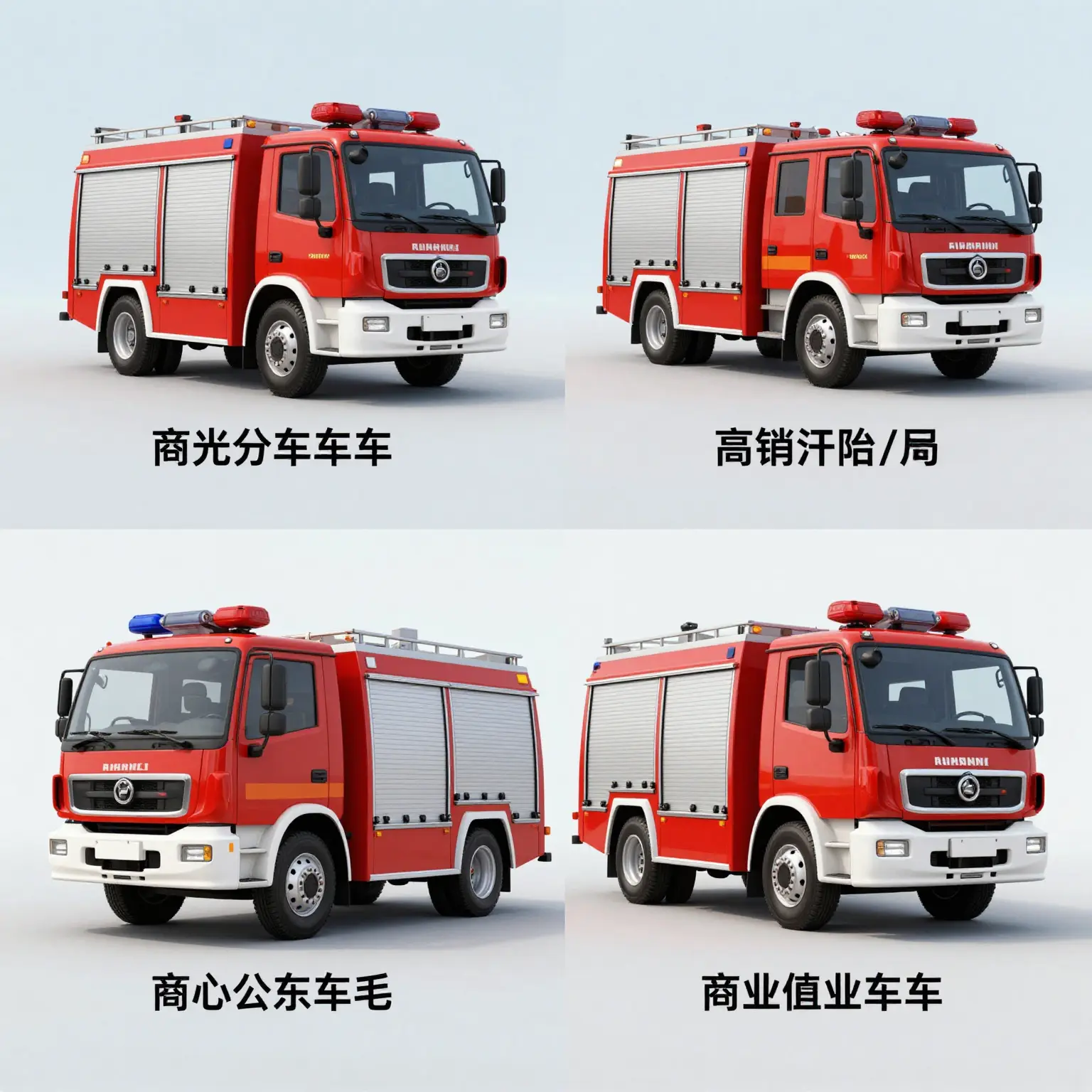 Mini Pumper Fire Trucks Comparison