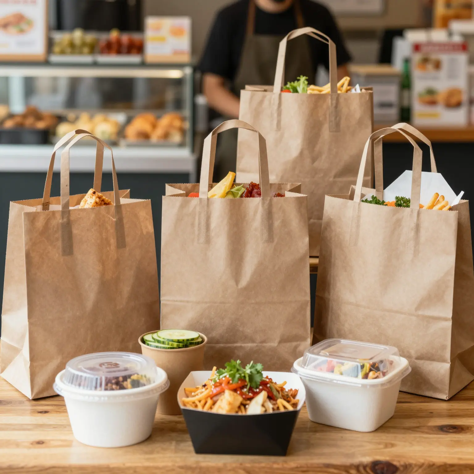 Takeout Bags and Boxes